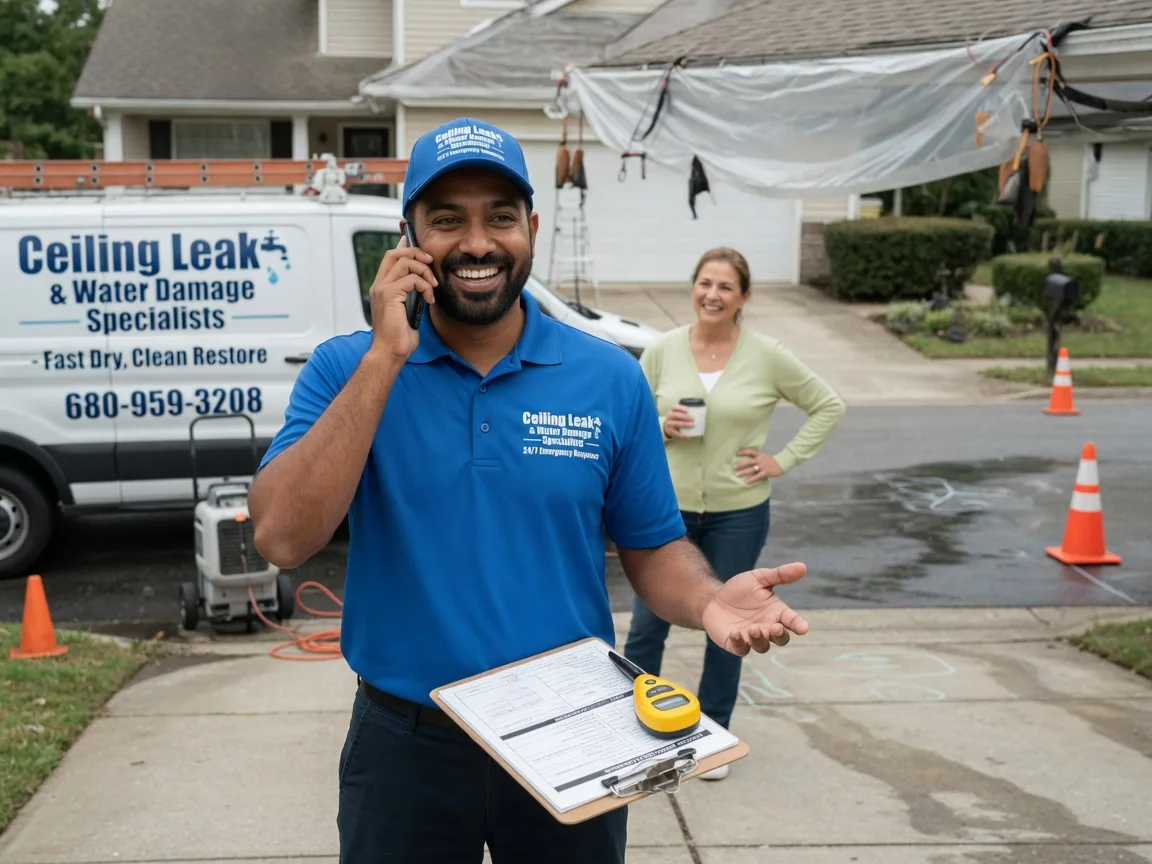 Ceiling Leak Cleanup Elmer, MO FAQs